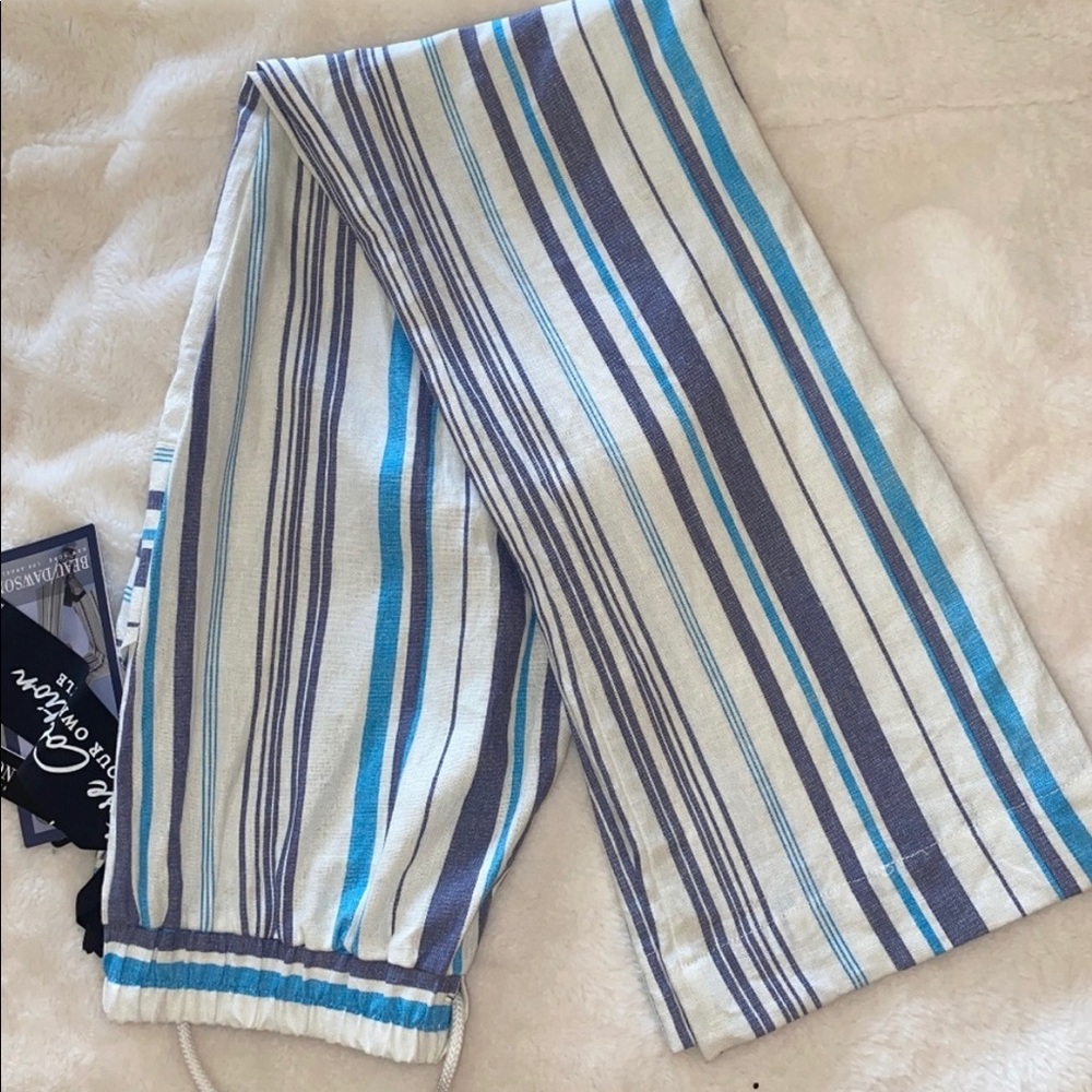 NWT - Beau Dawson Linen Blend Pants - Size L